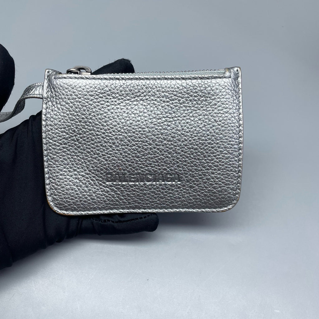 Balenciaga Silver Bucket & Drawstring Bag