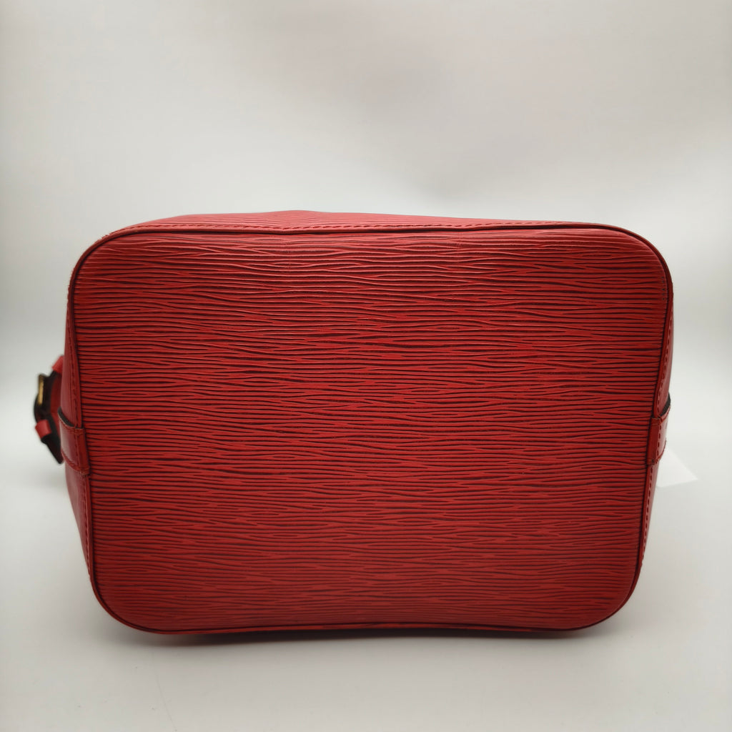 Louis Vuitton Red Bucket & Drawstring Bag