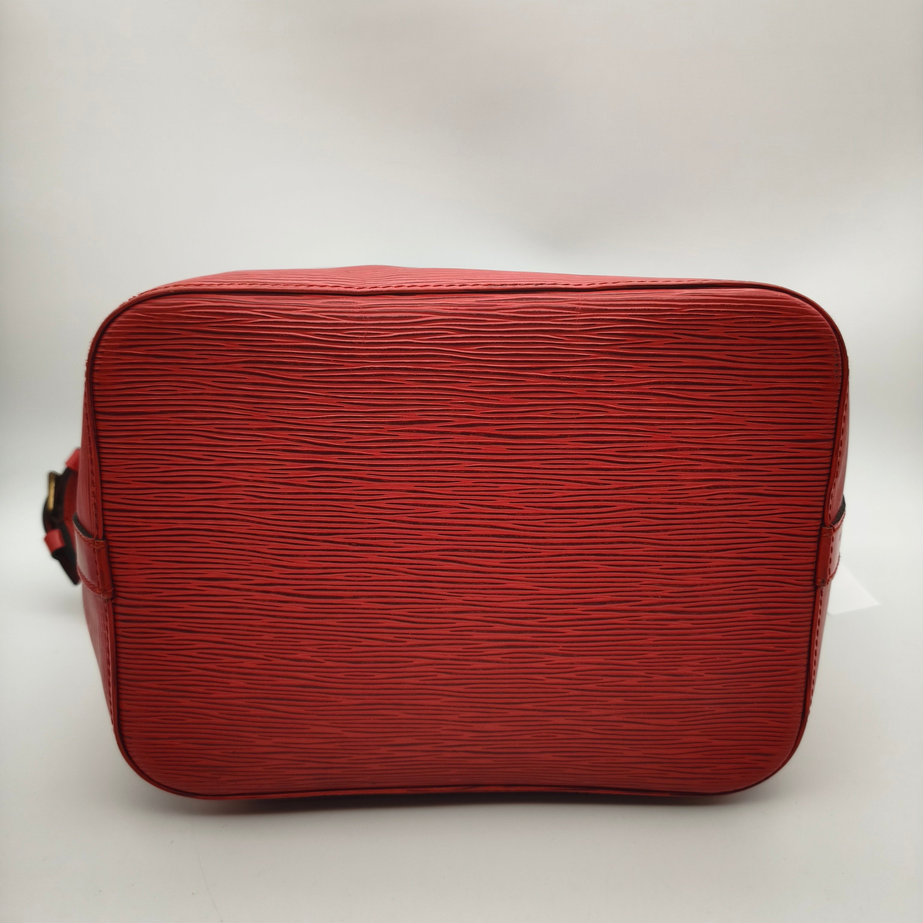 Louis Vuitton Red Bucket & Drawstring Bag
