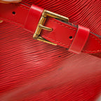 Louis Vuitton Red Bucket & Drawstring Bag