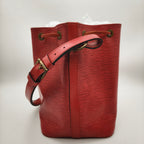 Louis Vuitton Red Bucket & Drawstring Bag