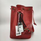 Louis Vuitton Red Bucket & Drawstring Bag