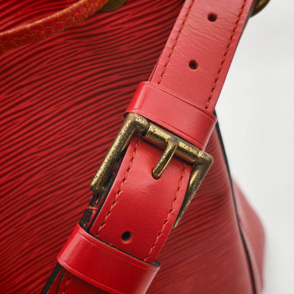 Louis Vuitton Red Bucket & Drawstring Bag