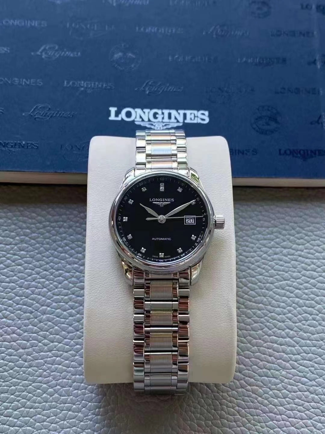 Longines Longines Master Collection Black Automatic (self-winding) watch 29.00mm L2.257.4.57.6