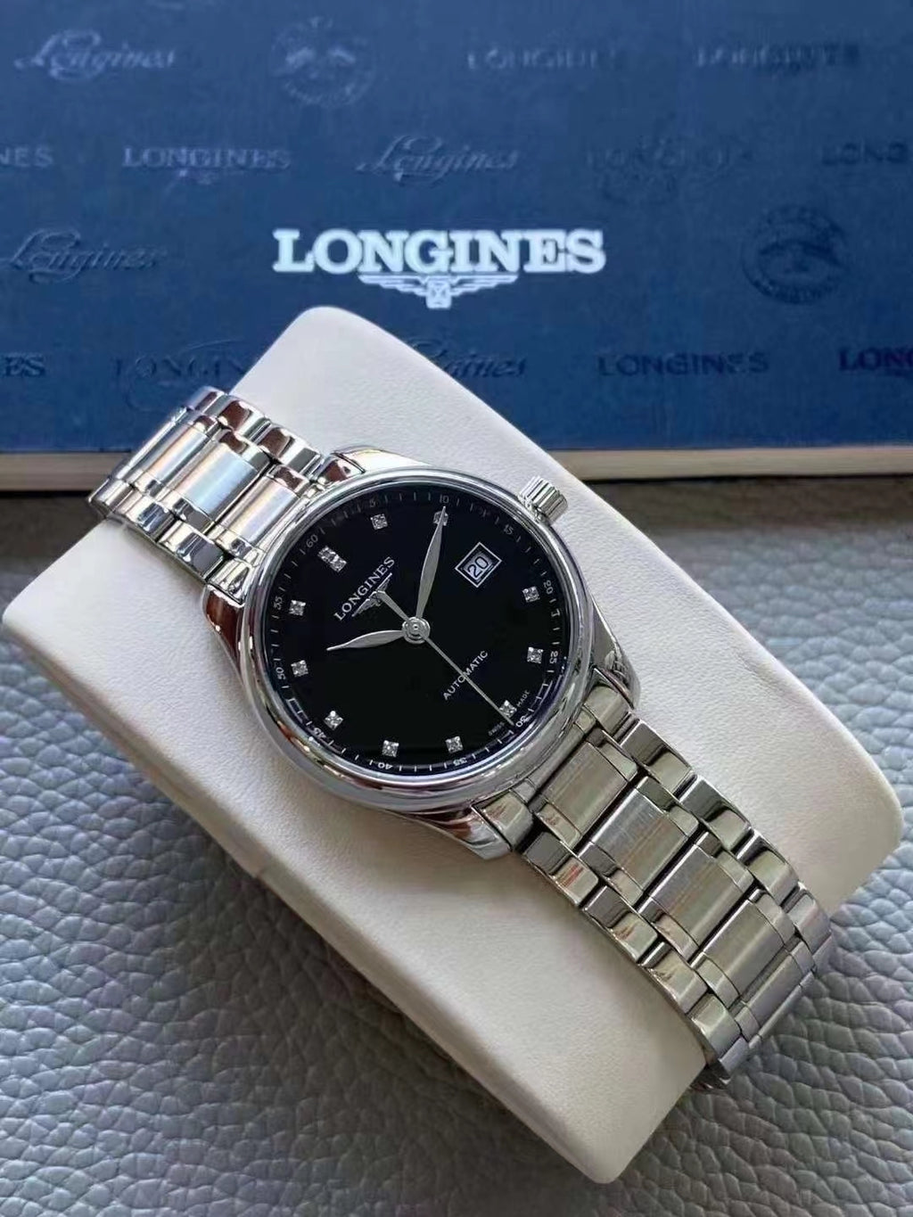 Longines Longines Master Collection Black Automatic (self-winding) watch 29.00mm L2.257.4.57.6