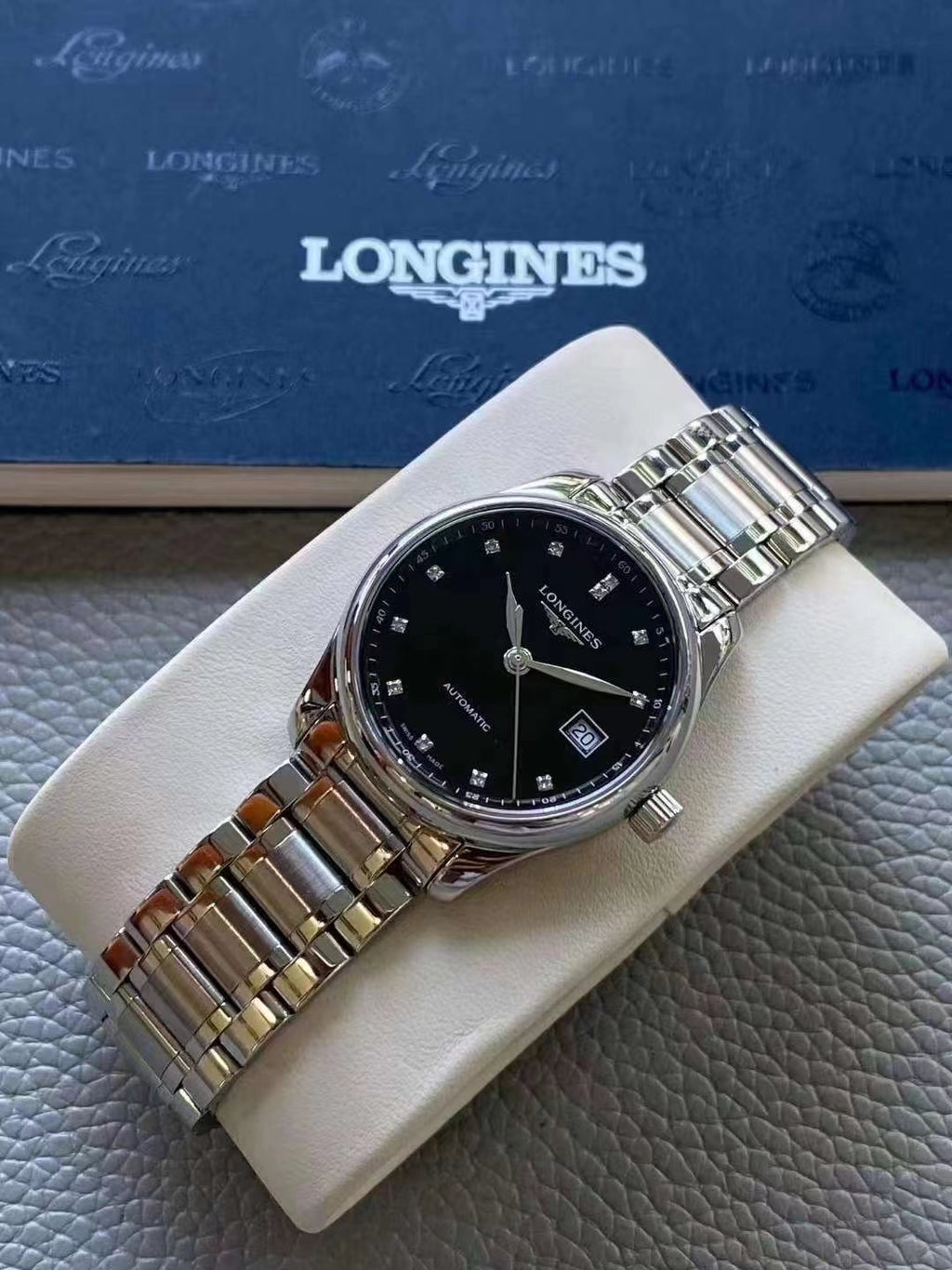 Longines Longines Master Collection Black Automatic (self-winding) watch 29.00mm L2.257.4.57.6