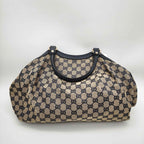 Gucci Canvas Blue Satchel