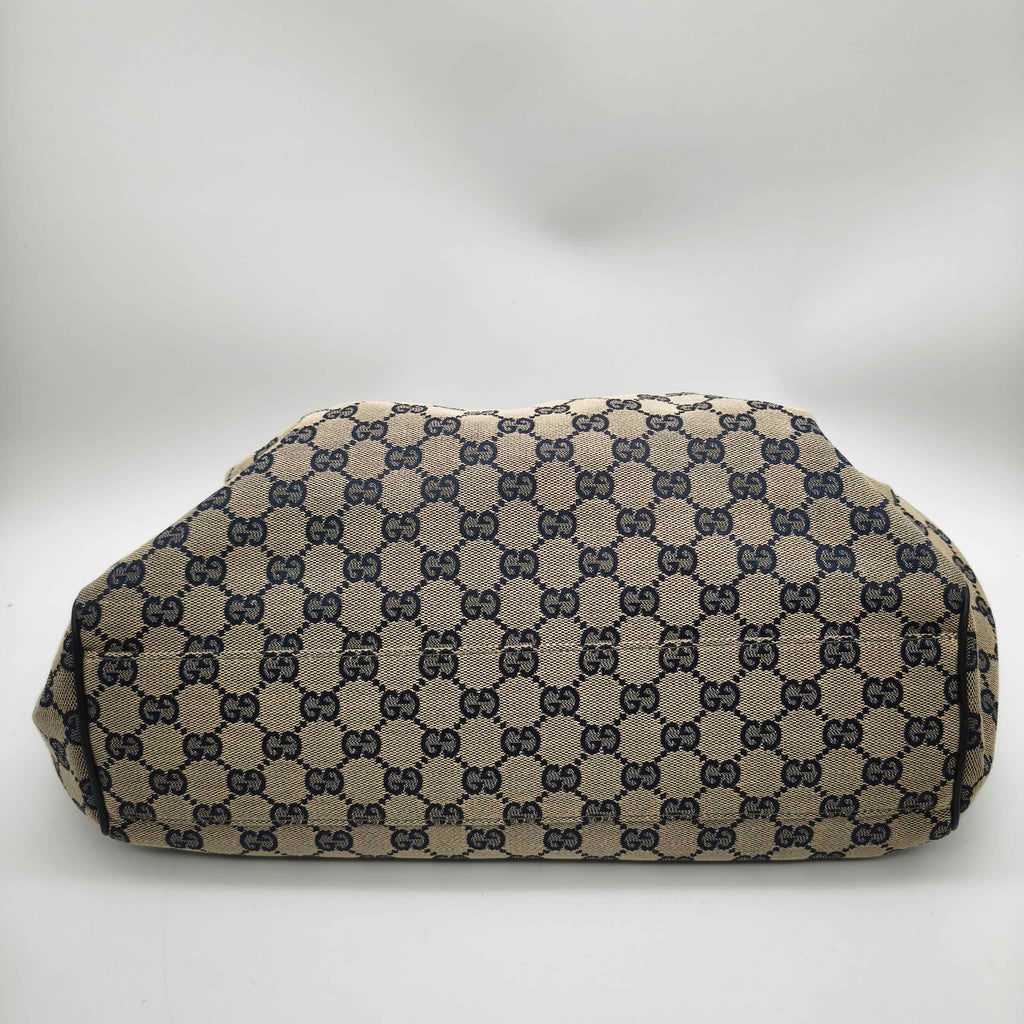 Gucci Canvas Blue Satchel