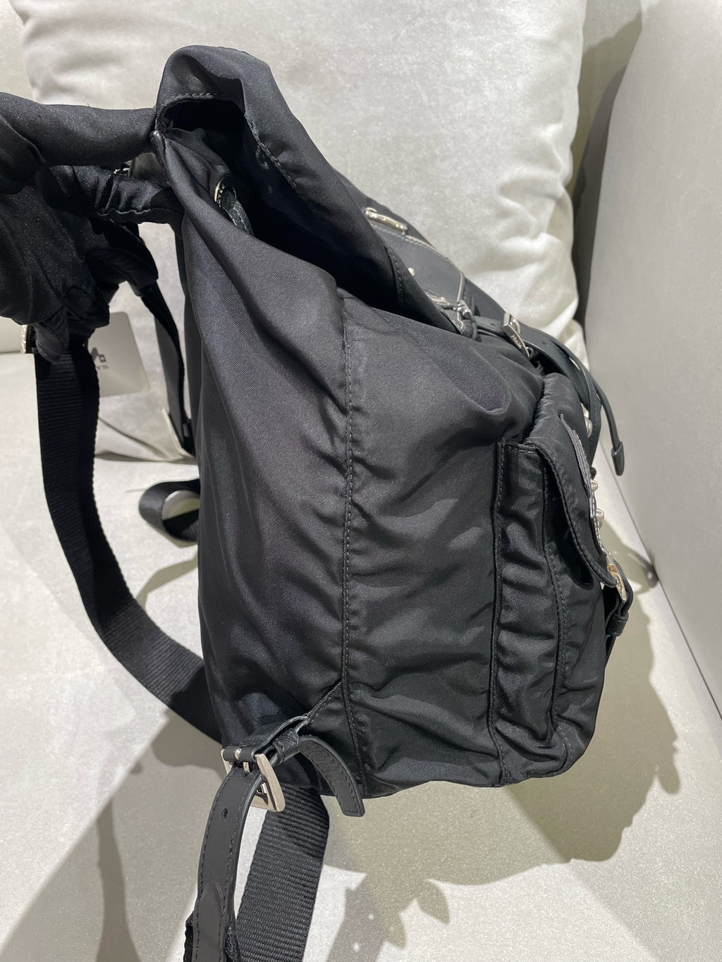 Prada Cordura Black Backpack 1BZ811-ELT-F0002