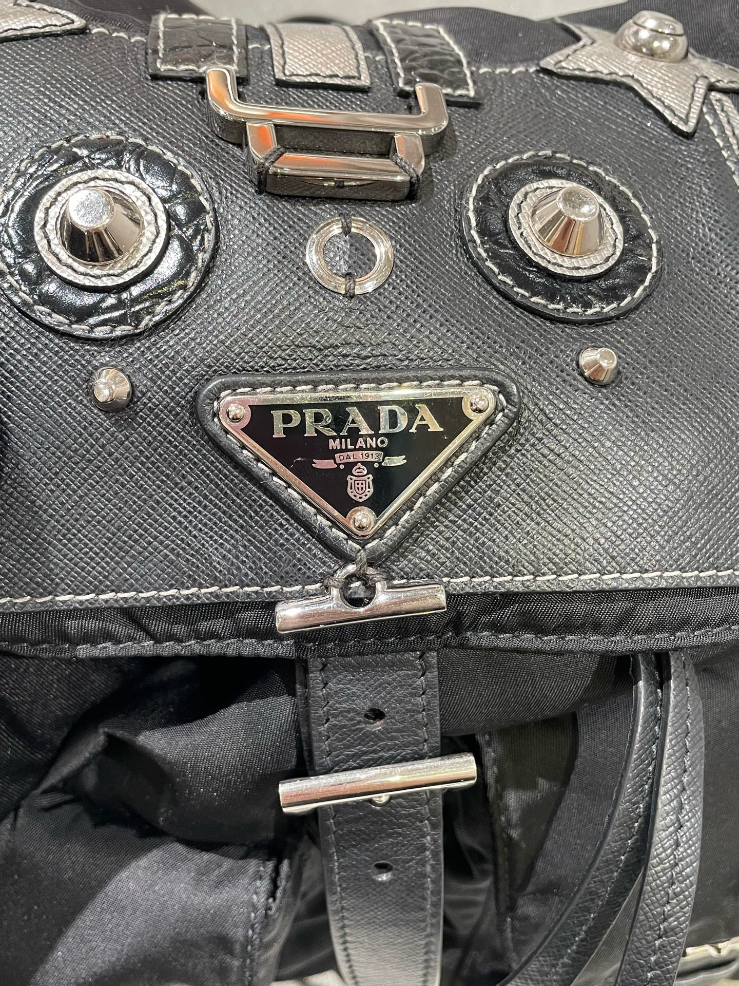 Prada Cordura Black Backpack 1BZ811-ELT-F0002