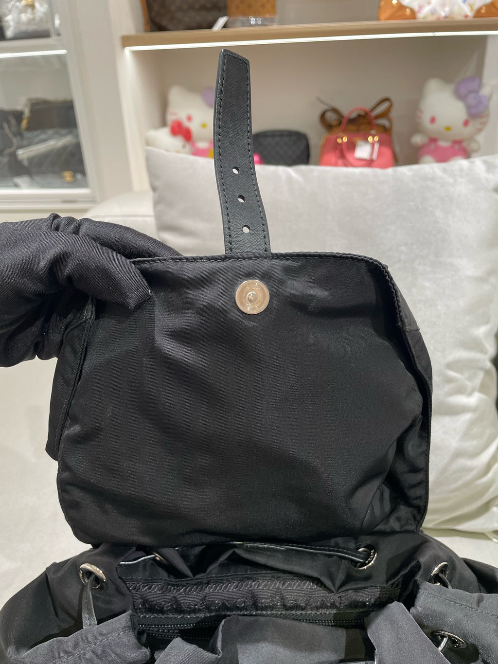 Prada Cordura Black Backpack 1BZ811-ELT-F0002