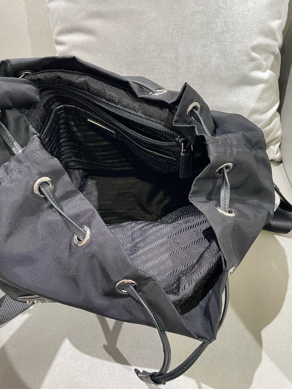 Prada Cordura Black Backpack 1BZ811-ELT-F0002