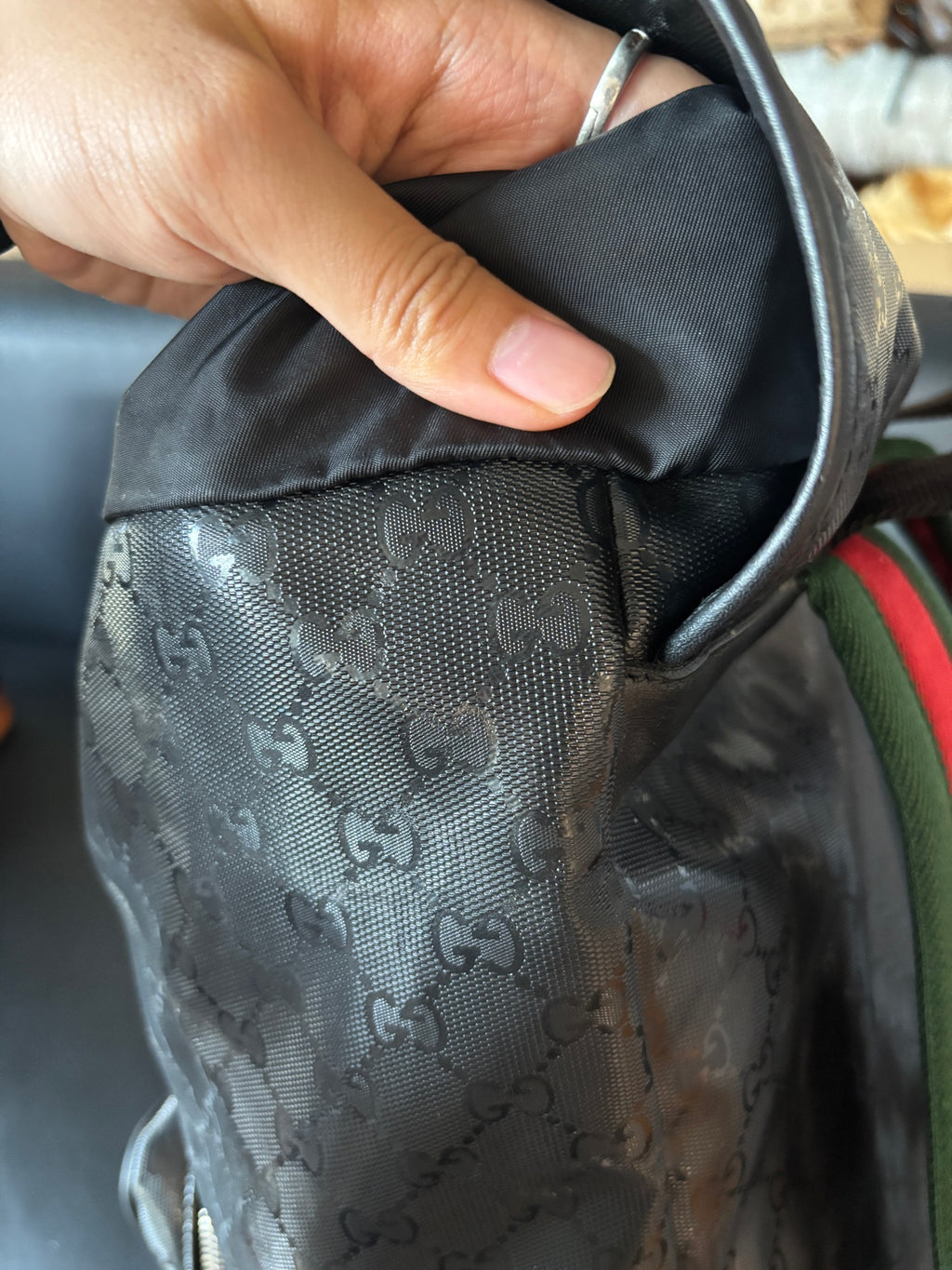Gucci Black Backpack