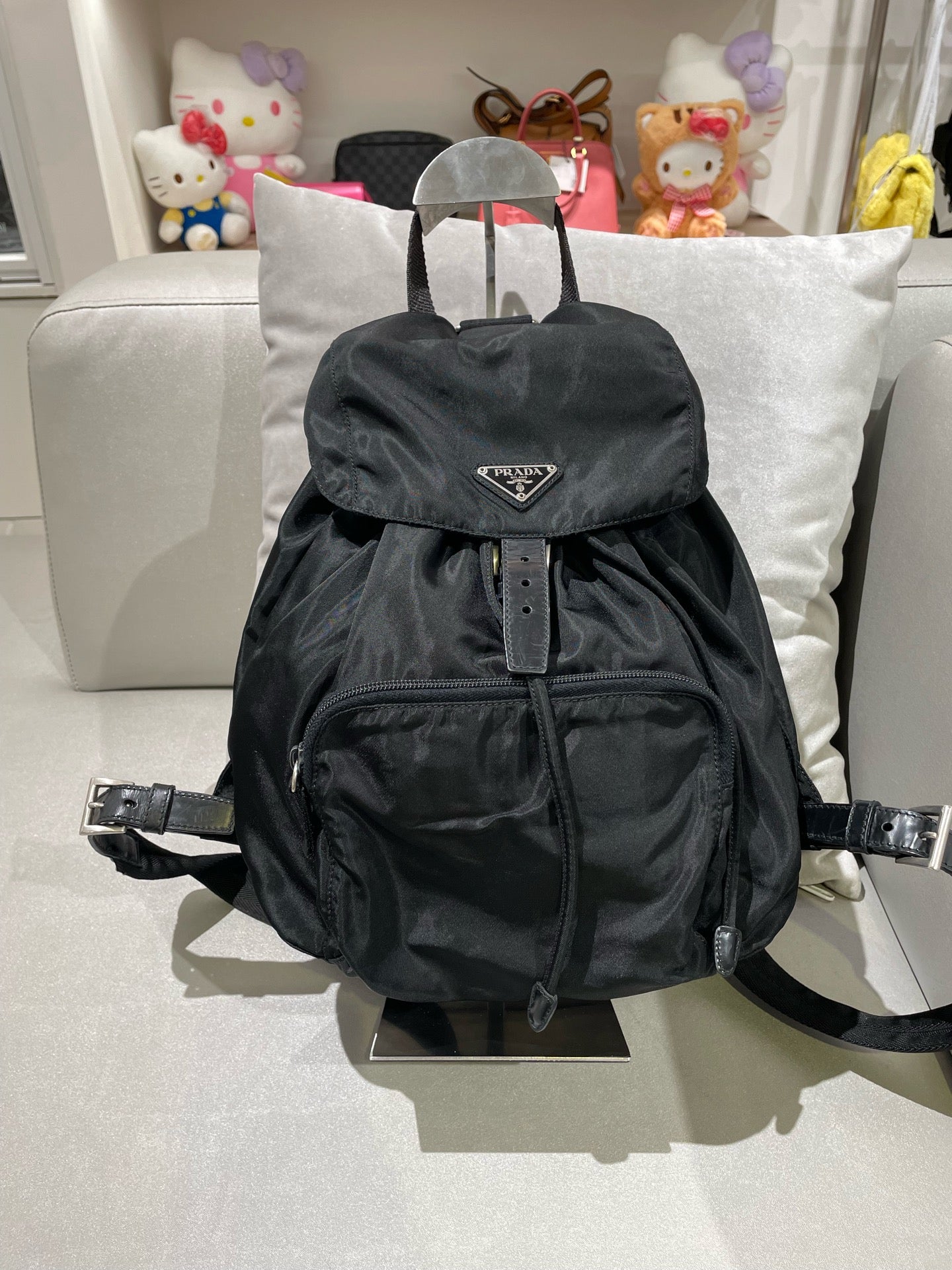 Prada Canvas Backpack