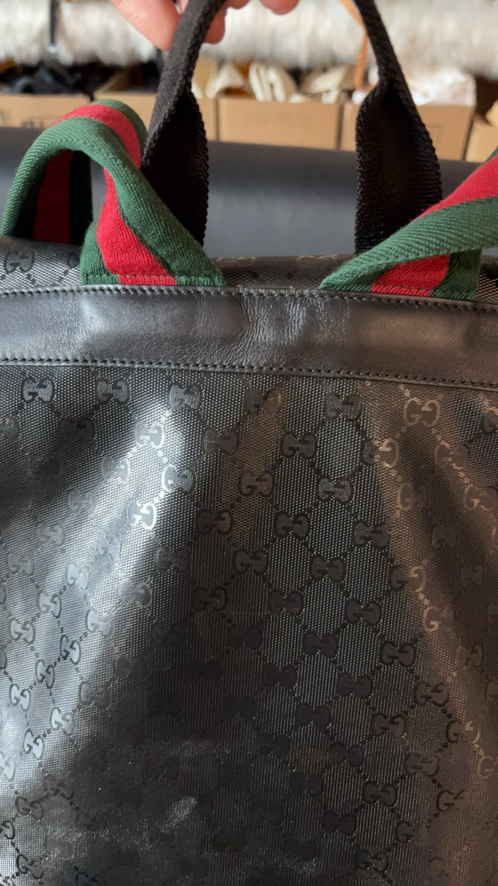Gucci Black Backpack