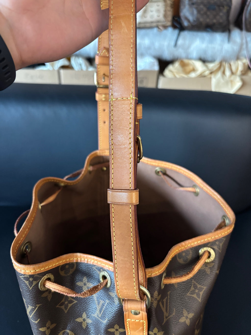 Louis Vuitton Bucket & Drawstring Bag