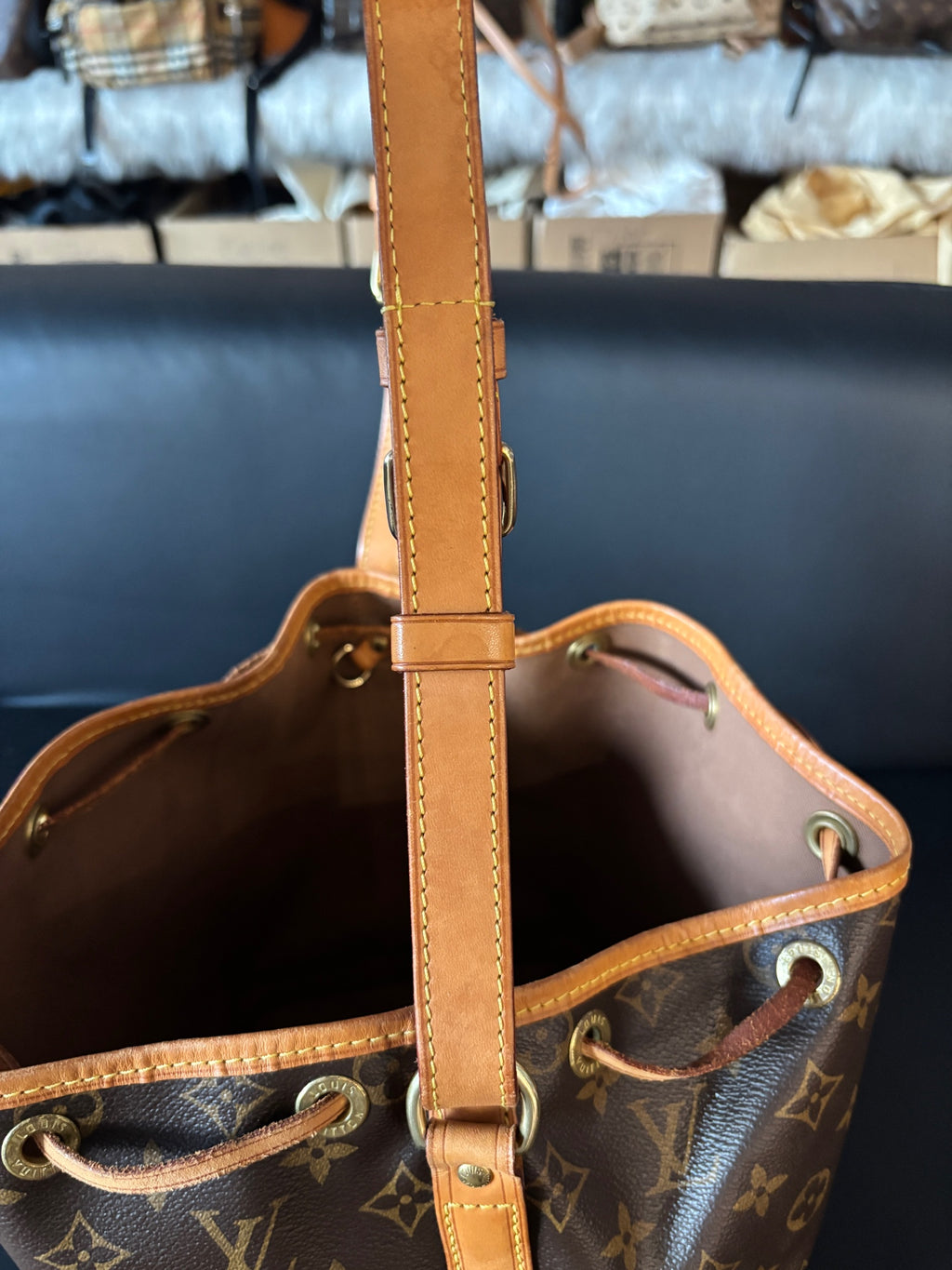 Louis Vuitton Bucket & Drawstring Bag