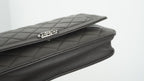 Chanel Boy Chanel chain wallet Gray
