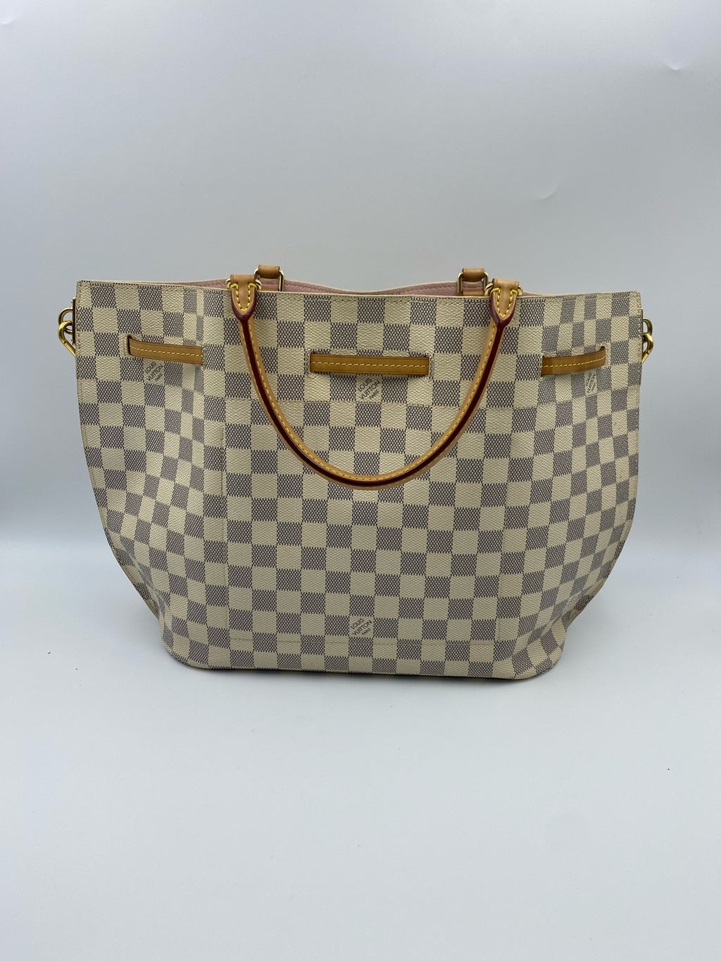 Louis Vuitton Pink Bucket & Drawstring Bag N41579