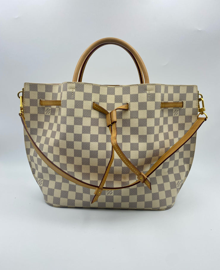 Louis Vuitton Pink Bucket & Drawstring Bag N41579