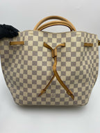 Louis Vuitton Pink Bucket & Drawstring Bag N41579