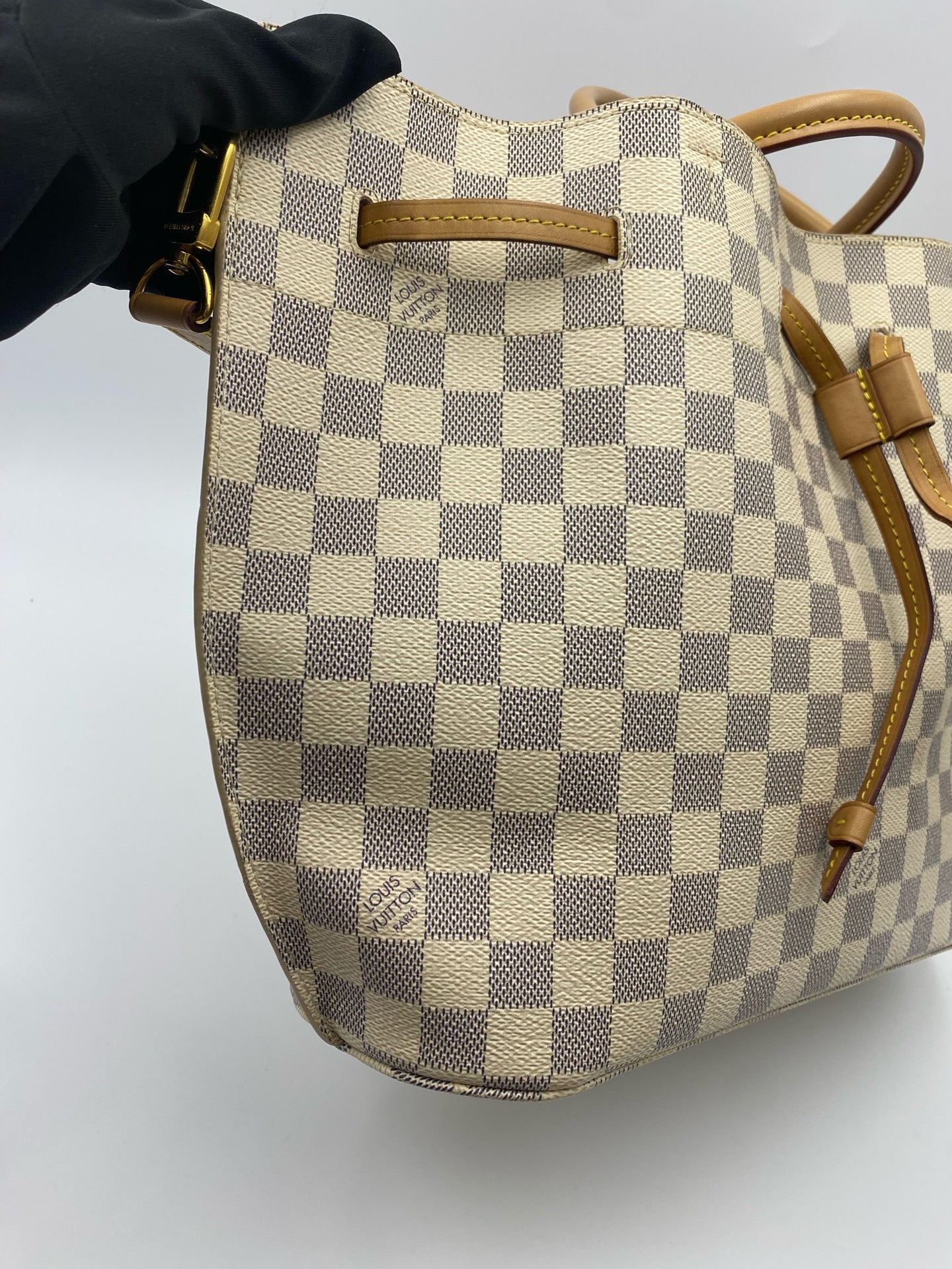 Louis Vuitton Pink Bucket & Drawstring Bag N41579