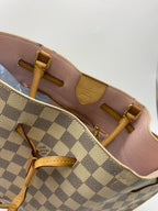 Louis Vuitton Pink Bucket & Drawstring Bag N41579