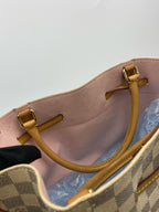 Louis Vuitton Pink Bucket & Drawstring Bag N41579