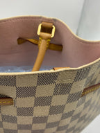 Louis Vuitton Pink Bucket & Drawstring Bag N41579