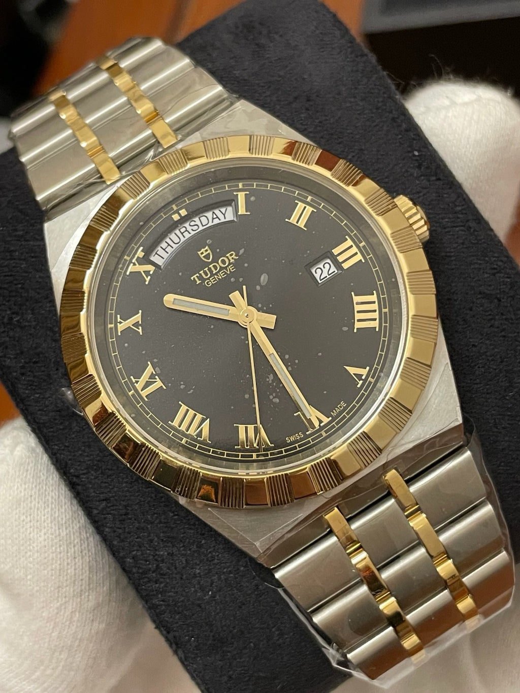 Tudor Tudor Royal Collection Silver Automatic (self-winding) watch 41 millimeters m28603-0003