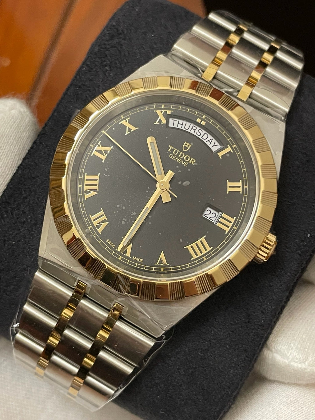 Tudor Tudor Royal Collection Silver Automatic (self-winding) watch 41 millimeters m28603-0003