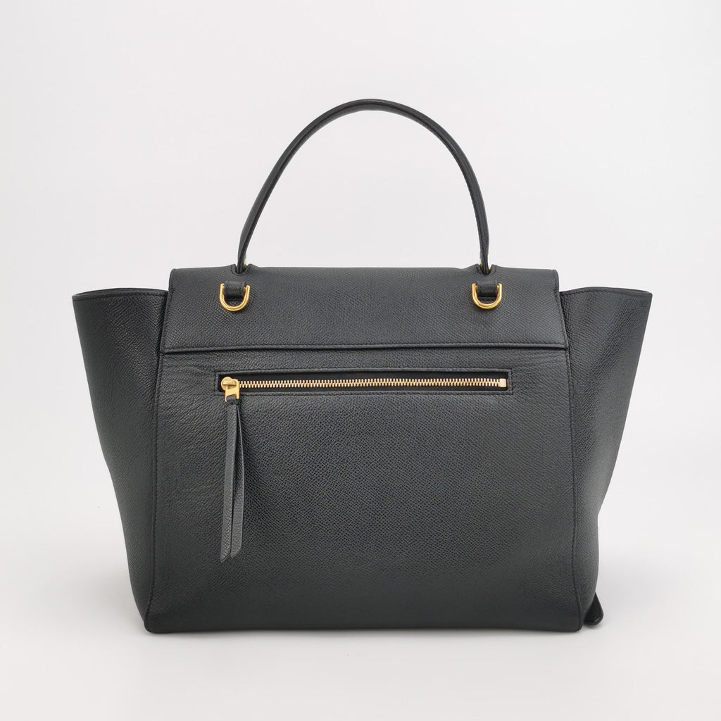 Celine BELT mini pebble-grain leather handbag Other Shoulder Bag 189103ZVA.38NO