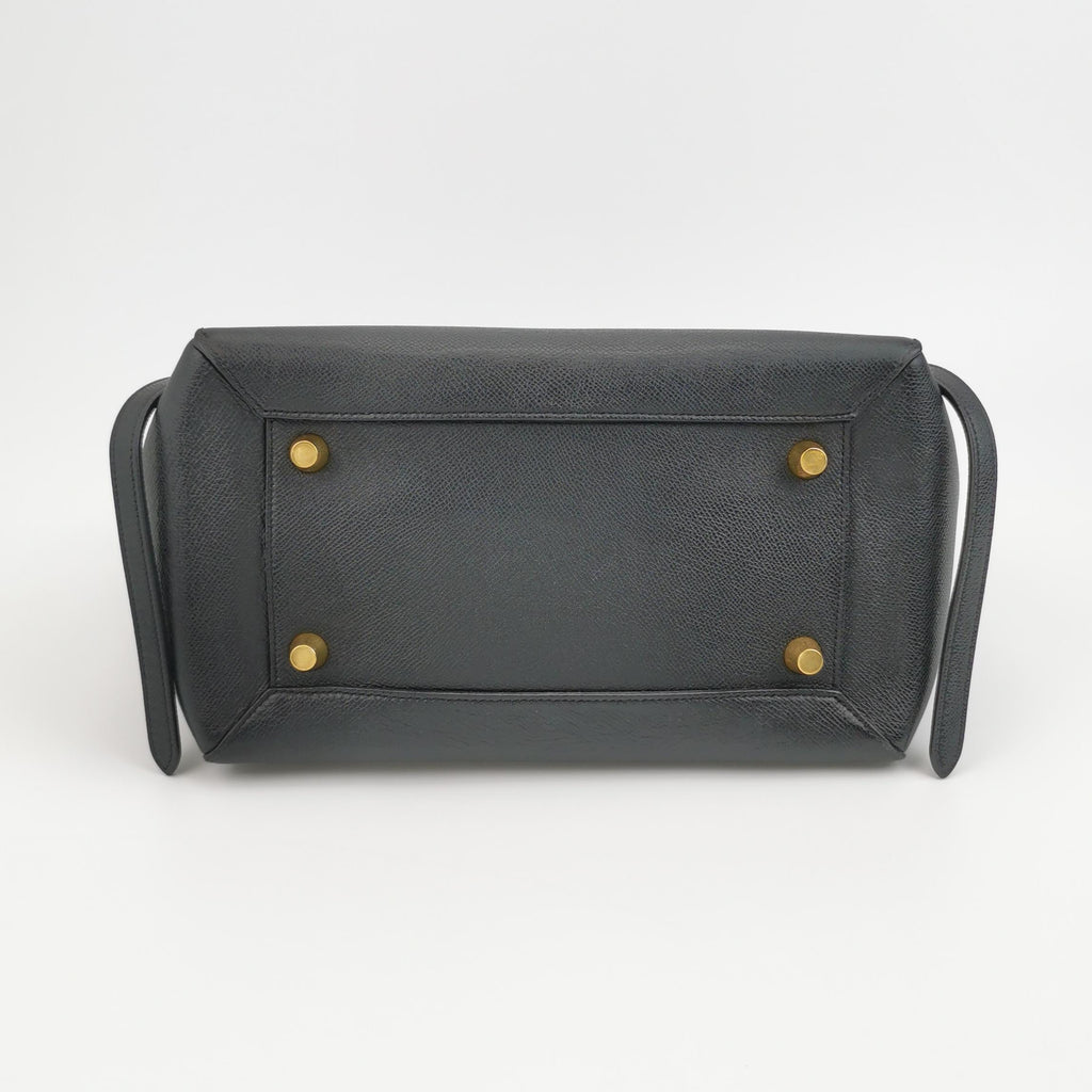 Celine BELT mini pebble-grain leather handbag Other Shoulder Bag 189103ZVA.38NO