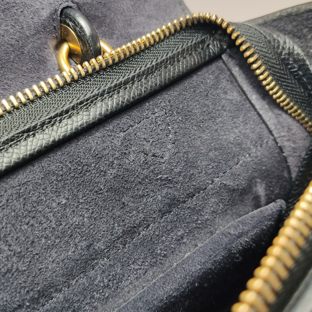 Celine BELT mini pebble-grain leather handbag Other Shoulder Bag 189103ZVA.38NO