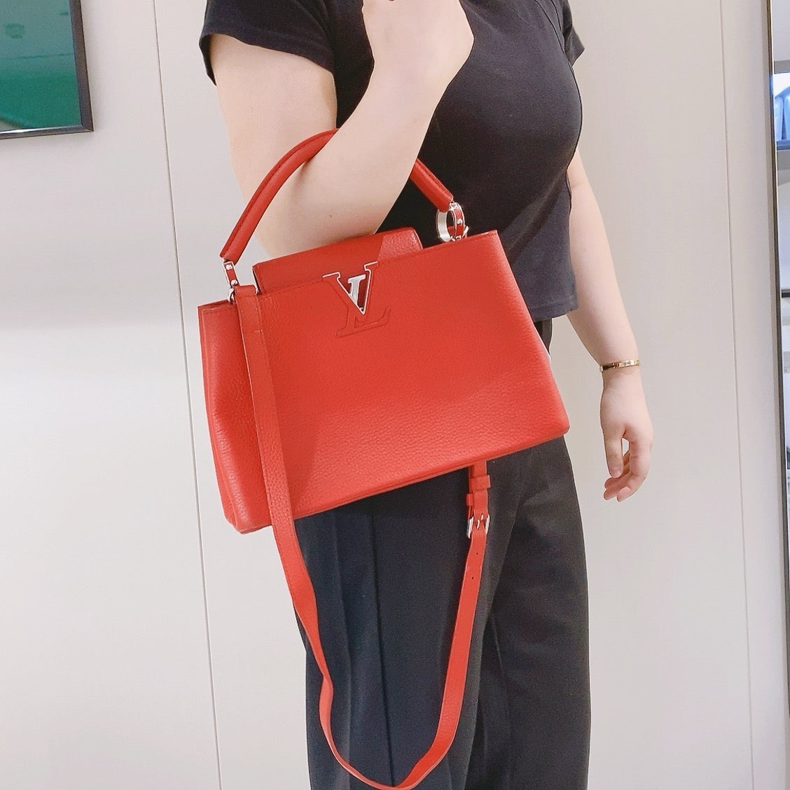 Louis Vuitton Red Backpack