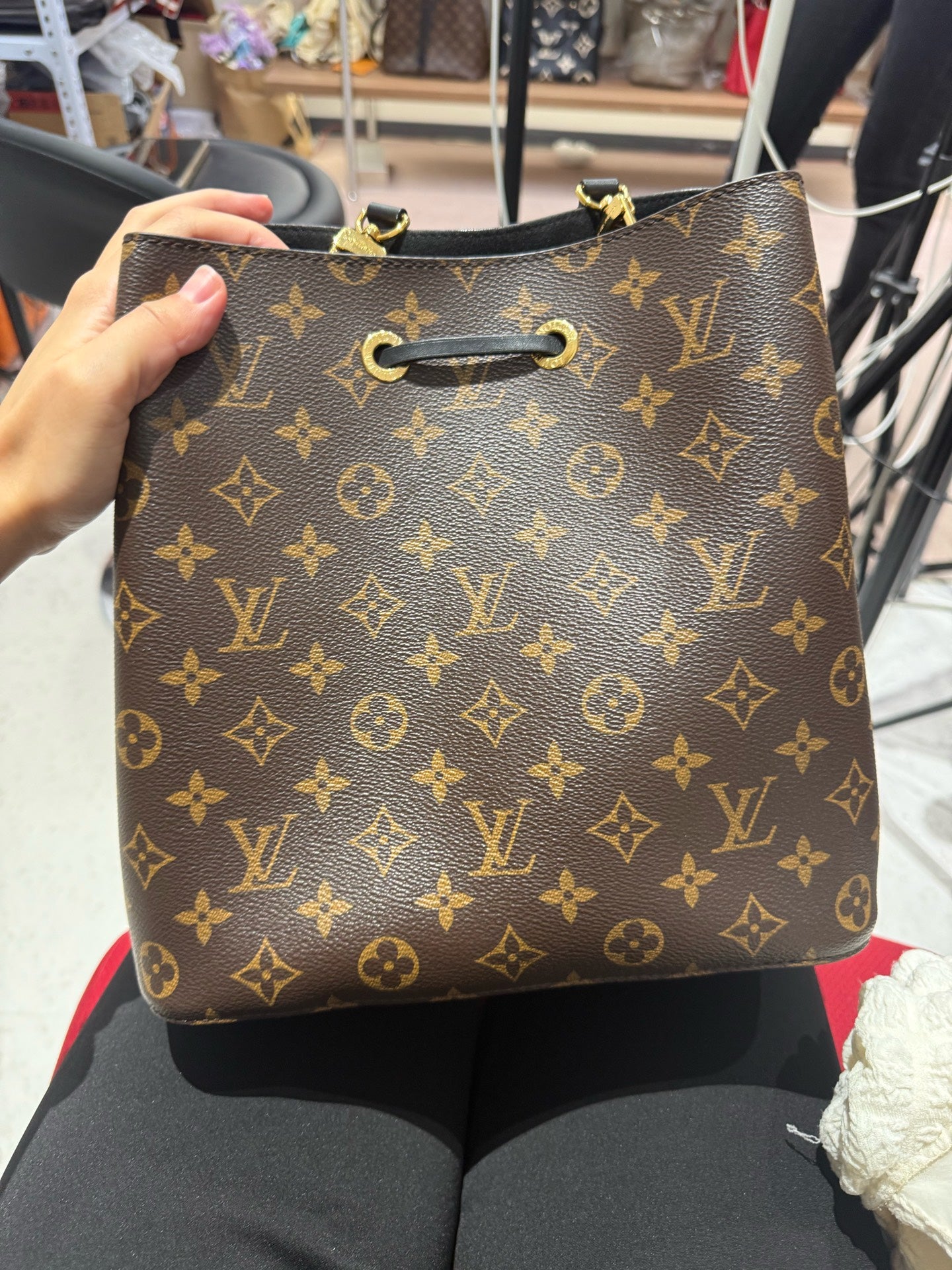 Louis Vuitton Bucket & Drawstring Bag