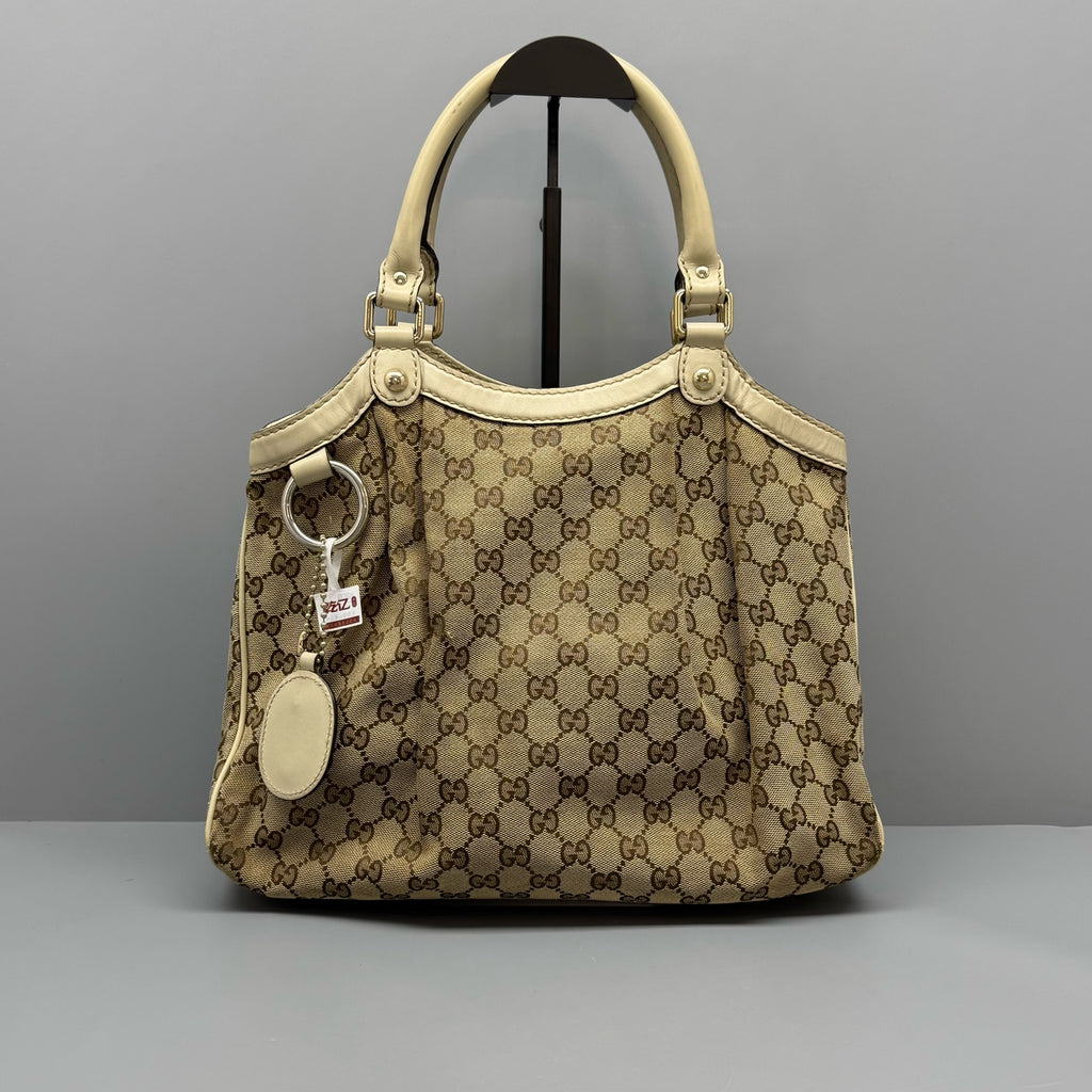 Gucci Canvas Shoulder Bag