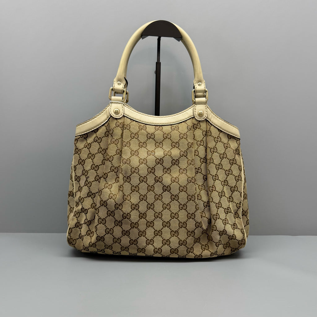 Gucci Canvas Shoulder Bag