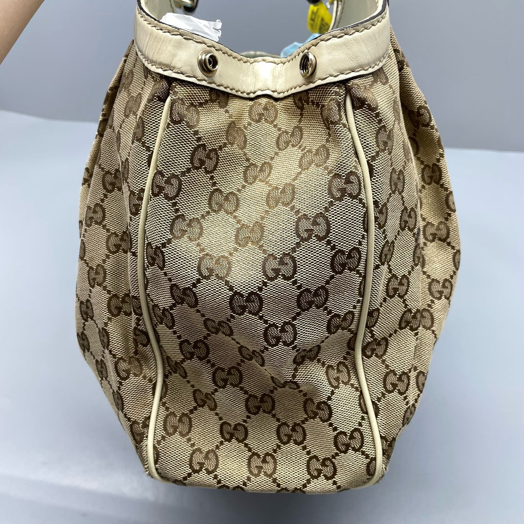 Gucci Canvas Shoulder Bag