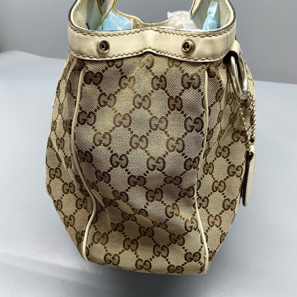 Gucci Canvas Shoulder Bag
