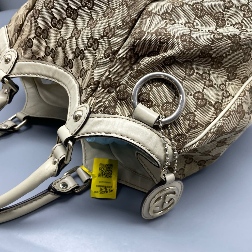Gucci Canvas Shoulder Bag