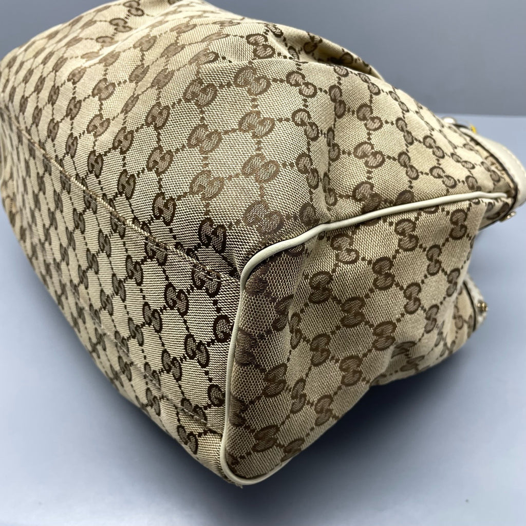 Gucci Canvas Shoulder Bag