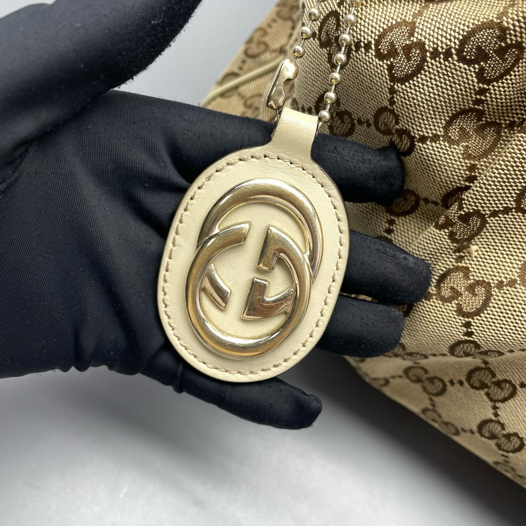 Gucci Canvas Shoulder Bag