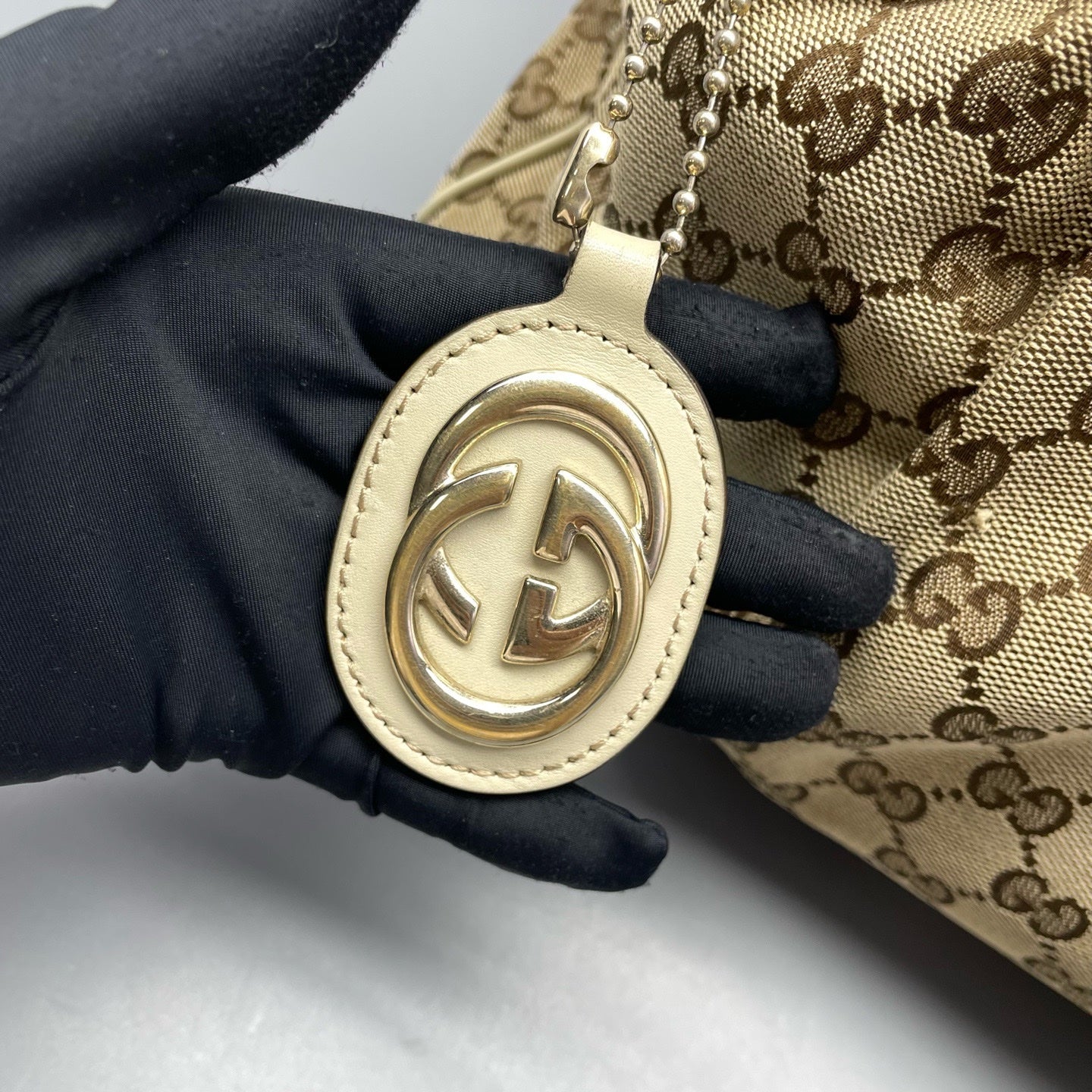 Gucci Canvas Shoulder Bag