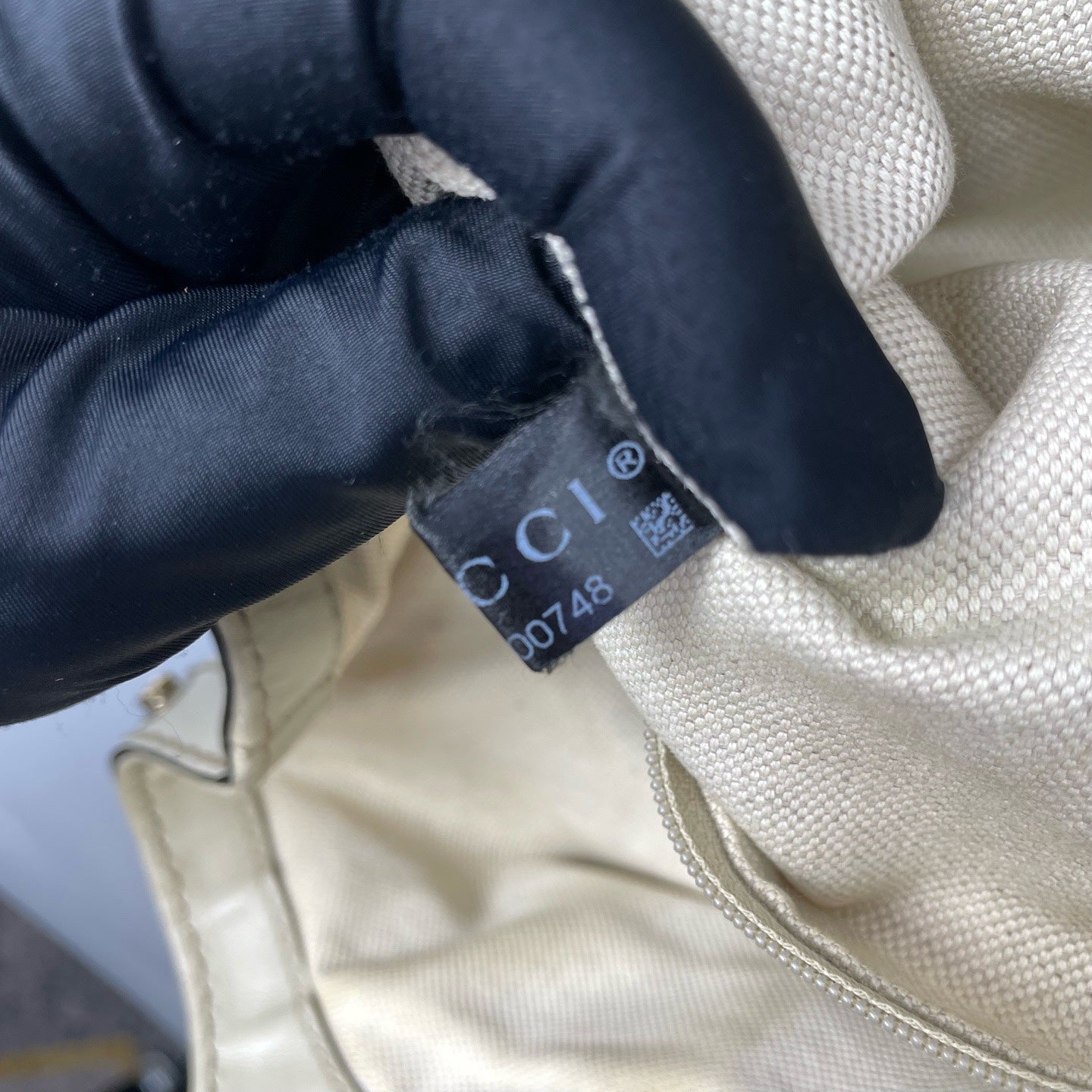 Gucci Canvas Shoulder Bag