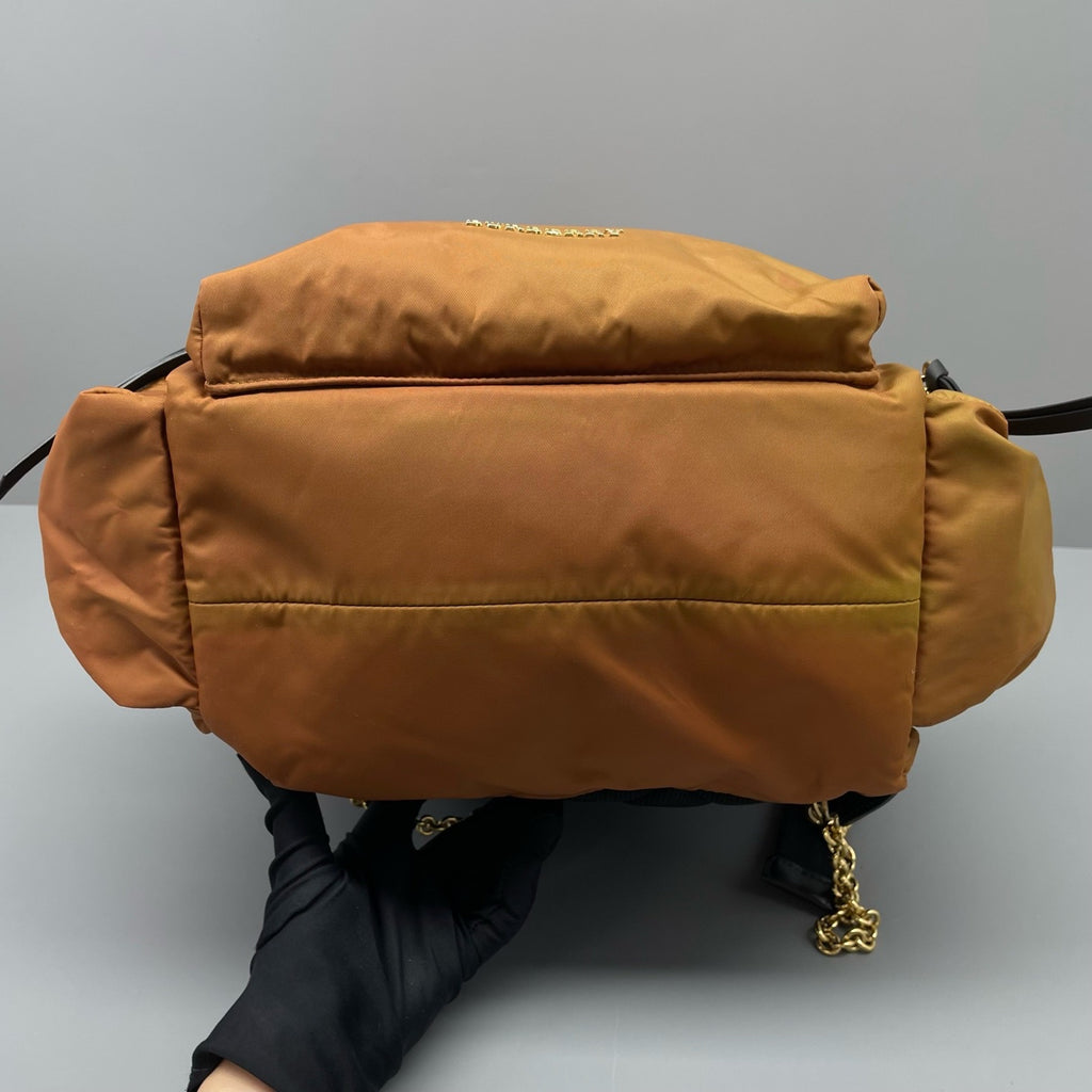 Burberry Cordura Brown Backpack