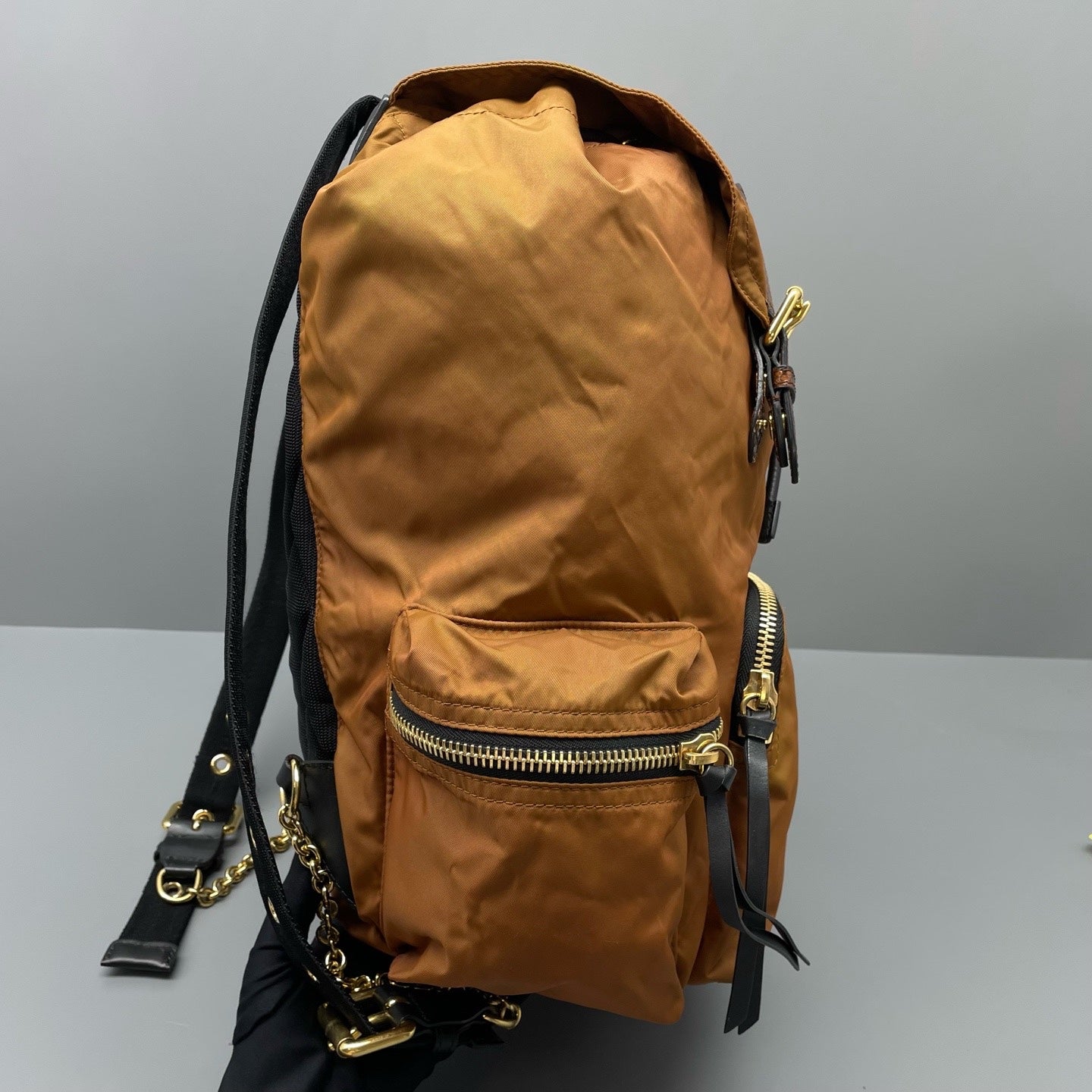 Burberry Cordura Brown Backpack