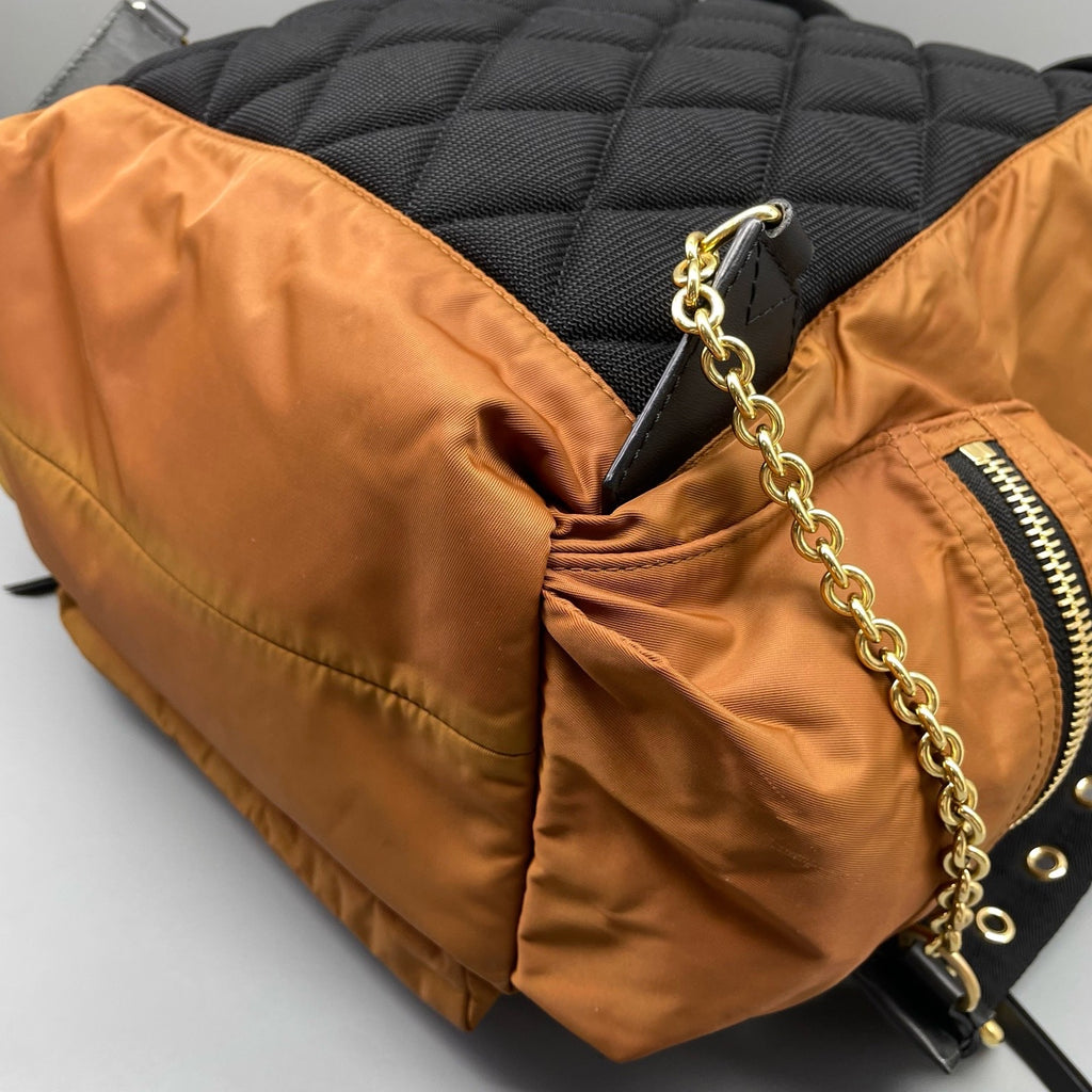 Burberry Cordura Brown Backpack