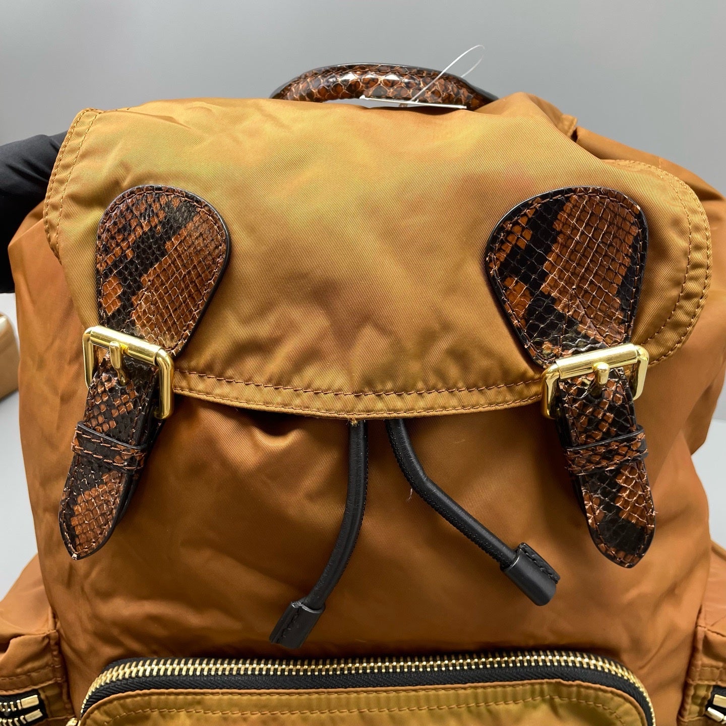 Burberry Cordura Brown Backpack