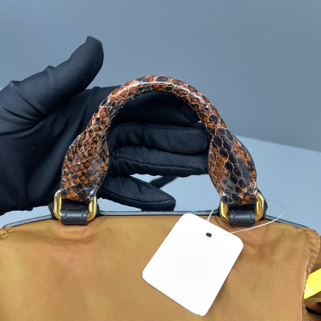 Burberry Cordura Brown Backpack